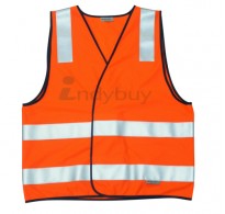 Reflective Safety Jacket - Orange